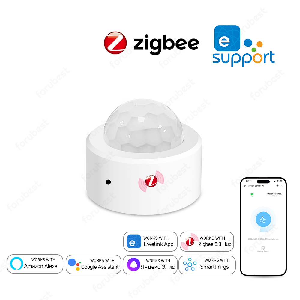 Zigbee 3.0 Sensor gerak manusi - Zigbee Motion Sensor ulasan dan harga