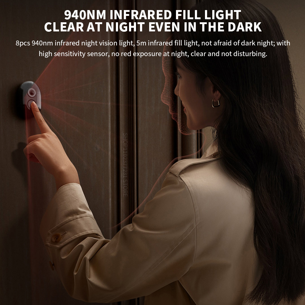 Xiaomi Smart Cat Eye 2 WiFi Ka - Smart Home Video Doorbell App ulasan dan harga