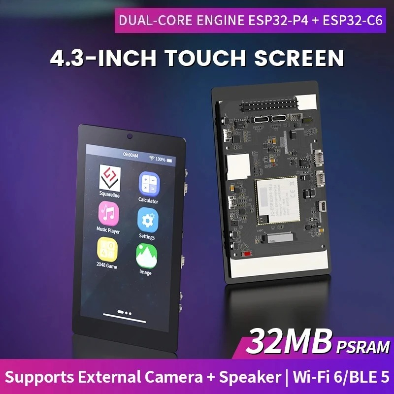 Layar Sentuh Kapasitif IPS 4,3 - Smart Home Arduino ulasan dan harga