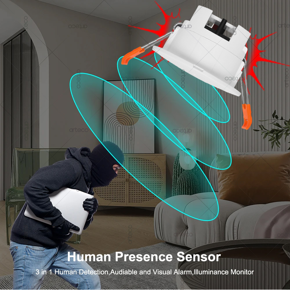 Sensor Kehadiran Manusia Tuya  - Zigbee Motion Sensor ulasan dan harga