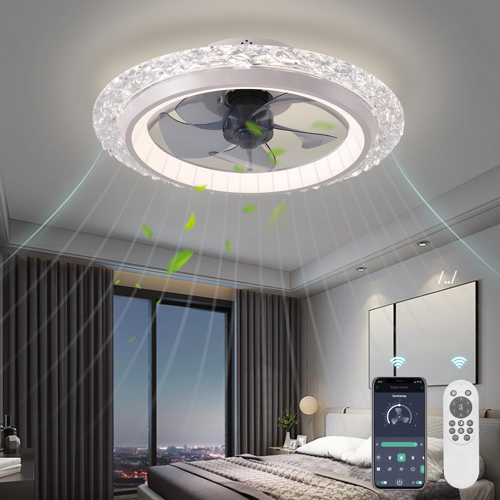 Kipas Angin Plafon Smart Circl - Smart Home Energy App ulasan dan harga