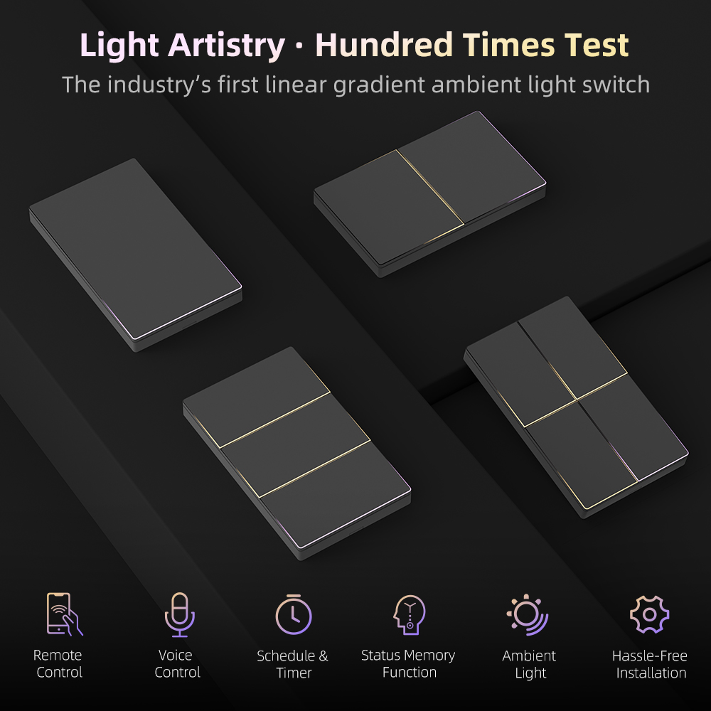 AVATTO Sakelar Lampu Pintar Wi - Smart Home Yale ulasan dan harga