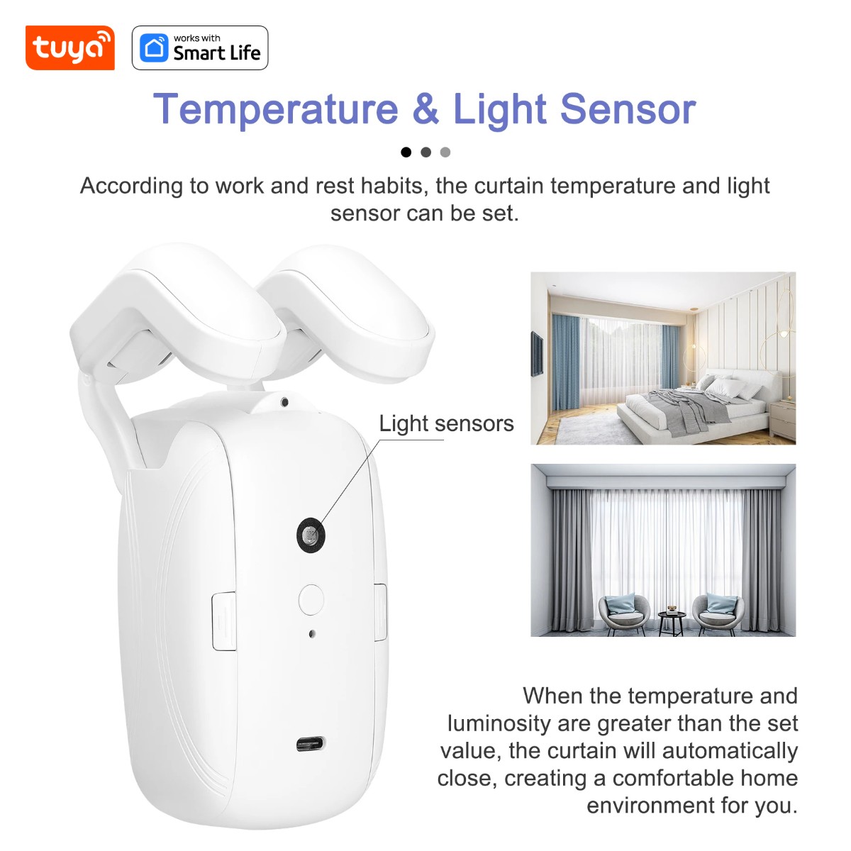 Robot Tirai Pintar Tuya (Rel T - Smart Curtain Robot ulasan dan harga