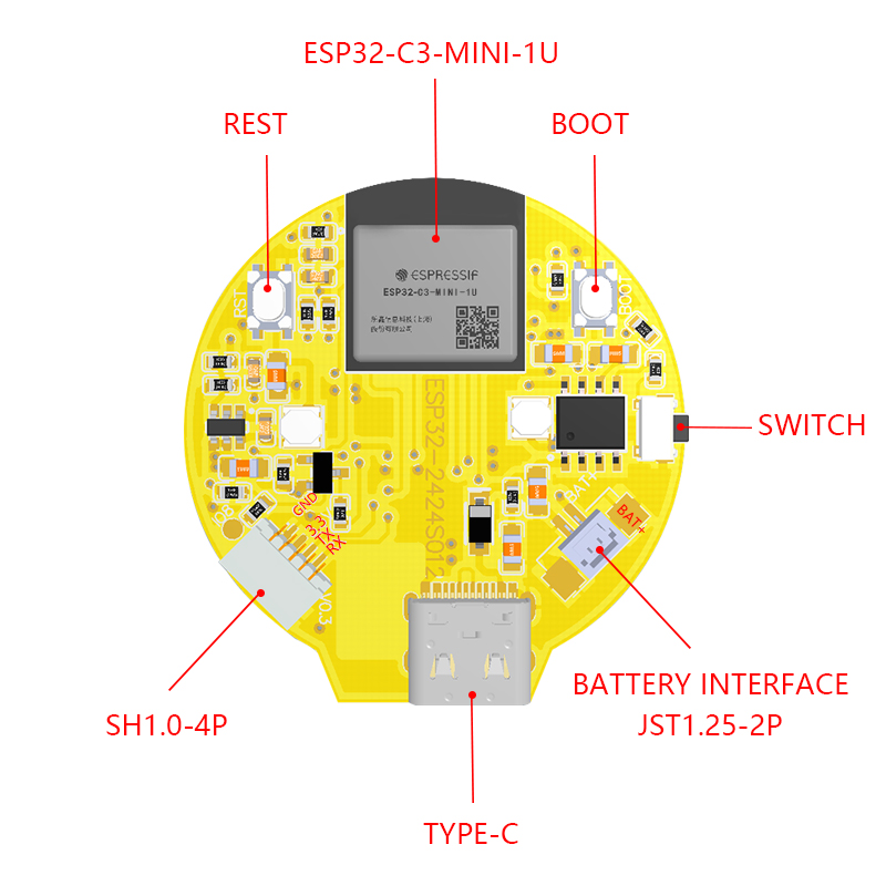 1.28 inci IPS Smart Display ES - Smart Home Arduino ulasan dan harga