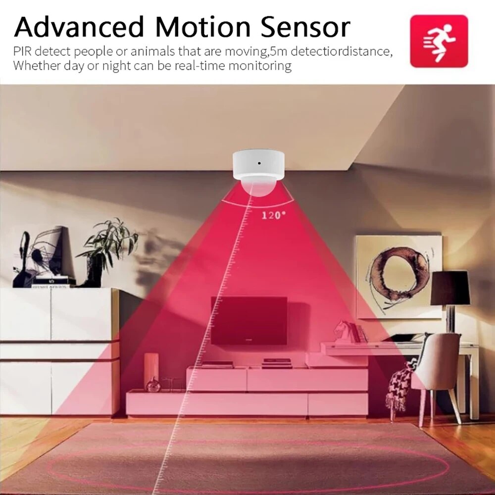 Zigbee Sensor gerak Mini PIR,  - Zigbee Motion Sensor ulasan dan harga