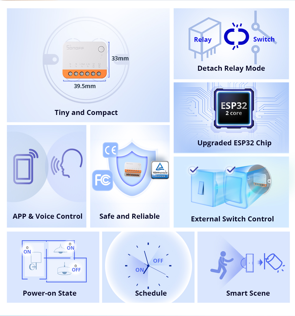 Sonoff Mini R4 Extreme Wifi Sm - Smart Home Yale ulasan dan harga